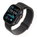 Apple Watch Ultra 2 Titanium Milanese Loop GPS + Cellular Smartwatch – Color: Black – Thumbnail 3